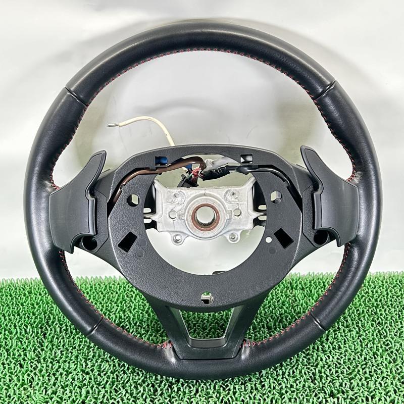 スペーシアカスタム MK53S【ステアリング ハンドル レザー】パドル