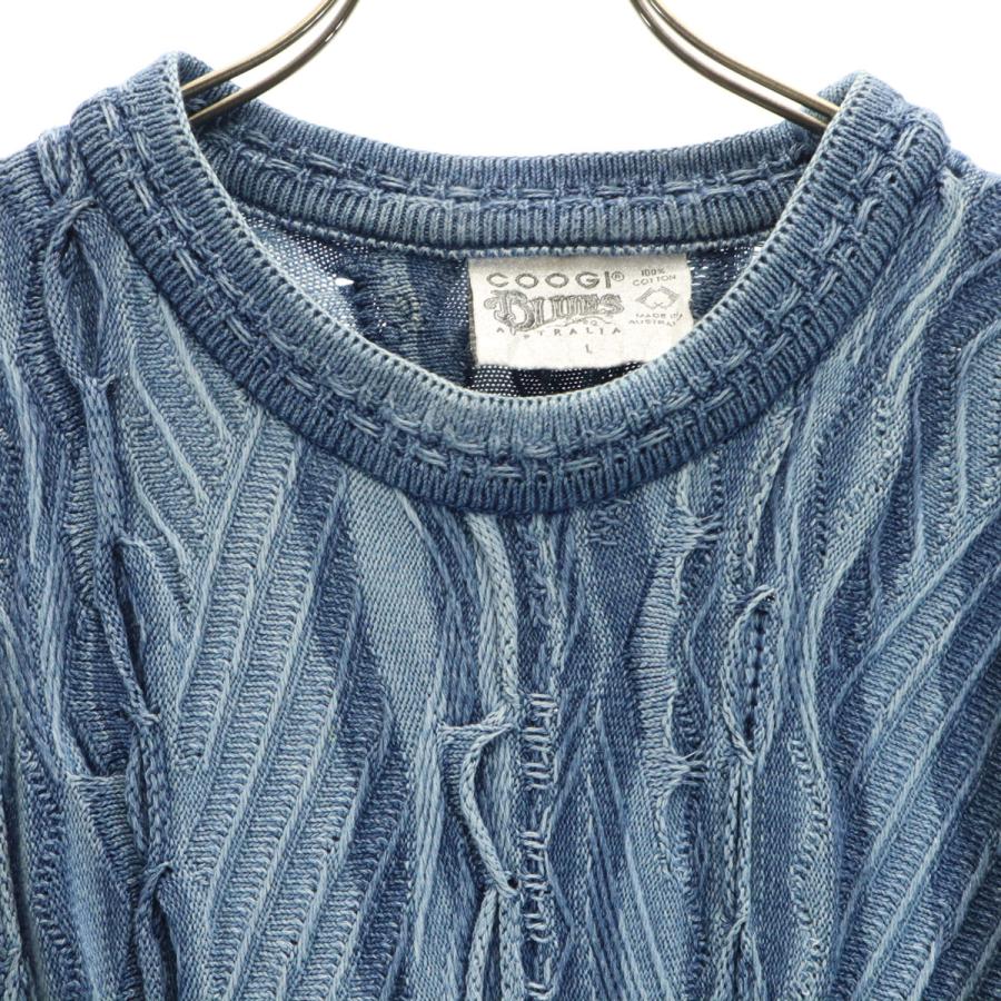 COOGI BLUES クージーブルース オーストラリア製 総柄 長袖 インディゴ
