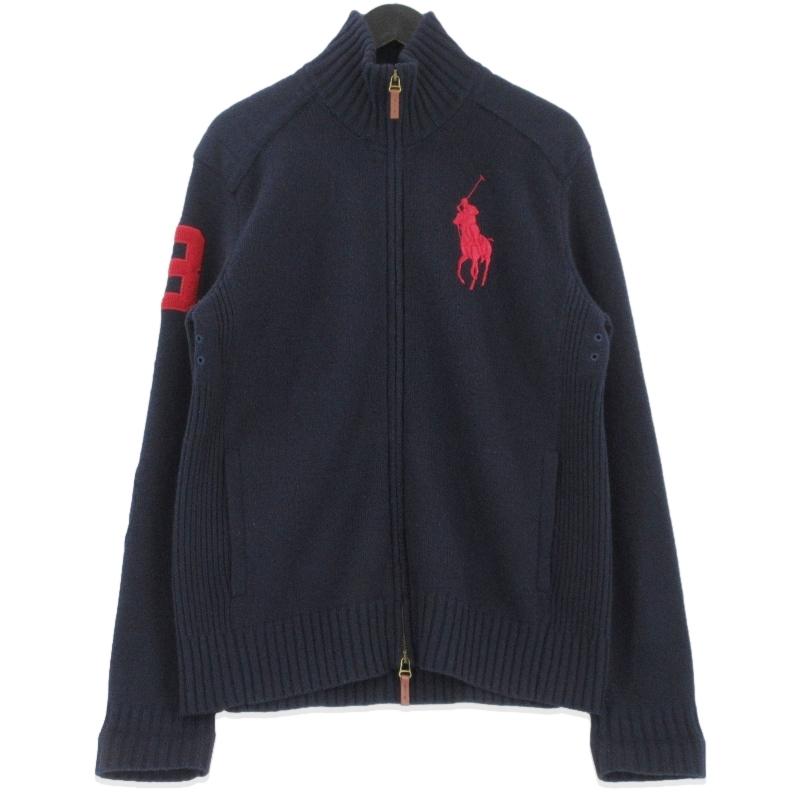 POLO RALPH LAUREN ポロラルフローレン ジップ ニットセーター ビッグ