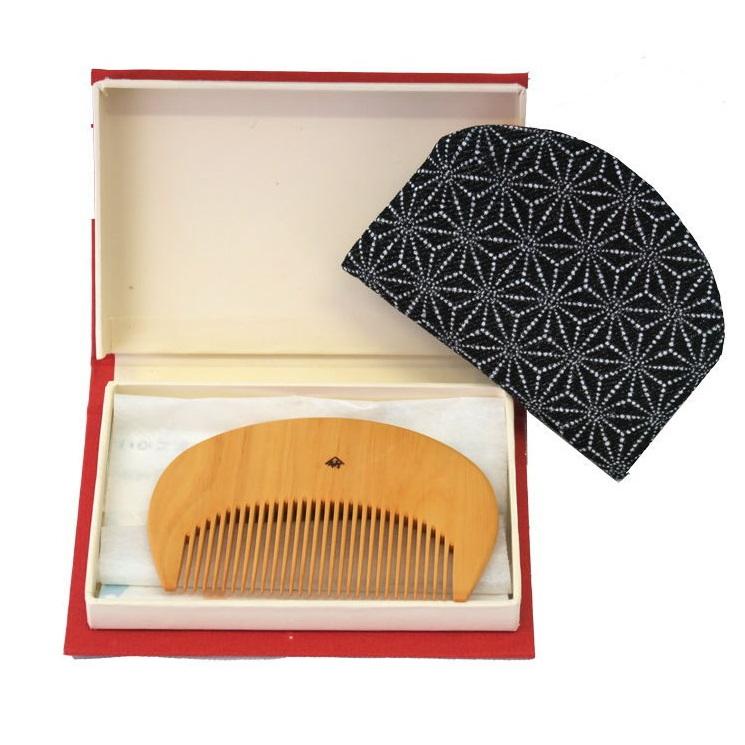ギフトラッピング対応 薩摩つげ 櫛 薩摩黄楊 つげ櫛 日本製 京都 十三
