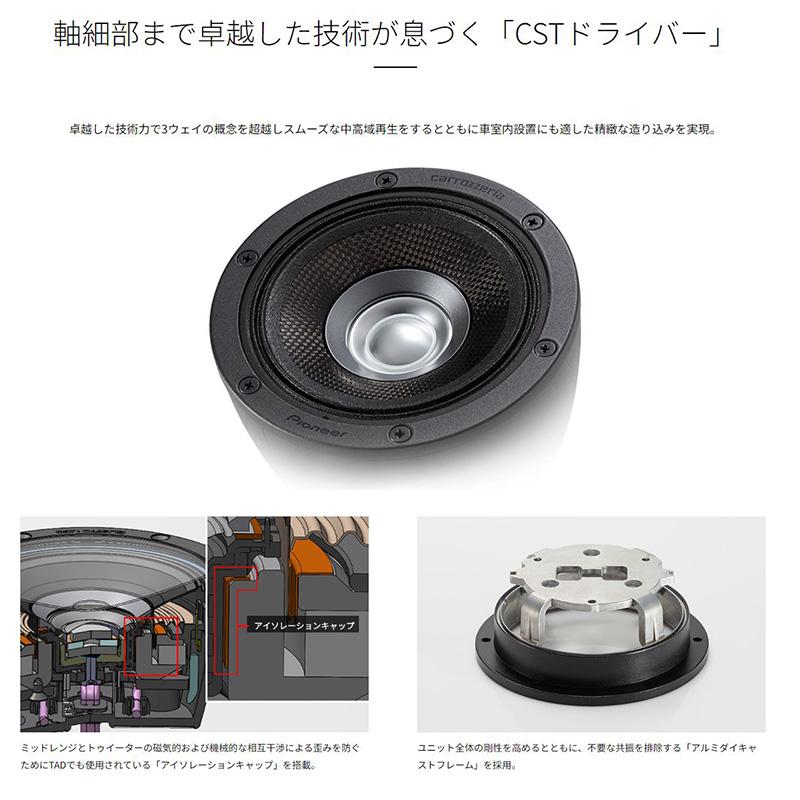 カロッツェリア TS-Z900PRS パイオニア 17cmウーファー＆73mmCST