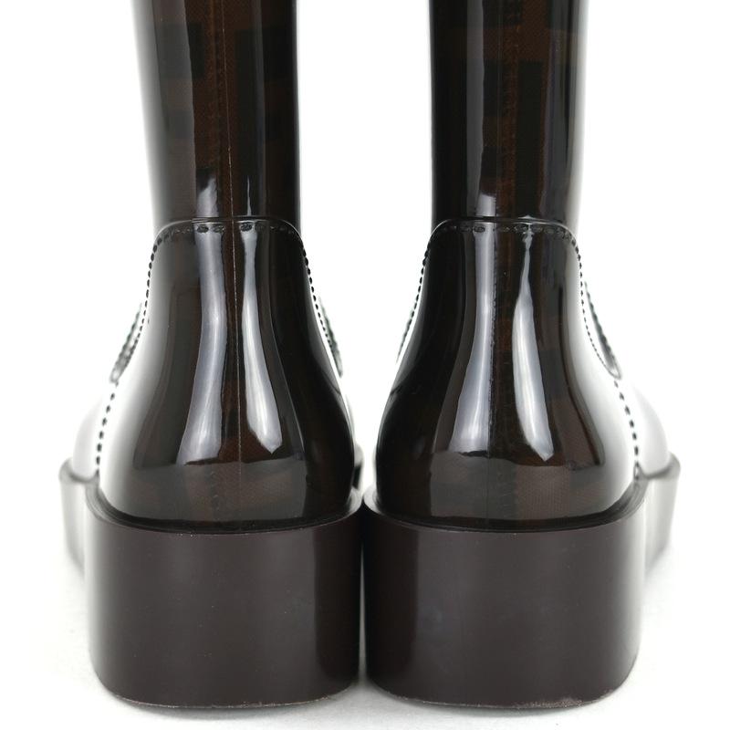 FENDI（フェンディ） レインブーツ レディース サイズ36 ズッカ