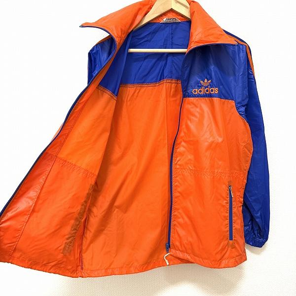 anc アディダス adidas ジャケット L オレンジ 青 デサント製