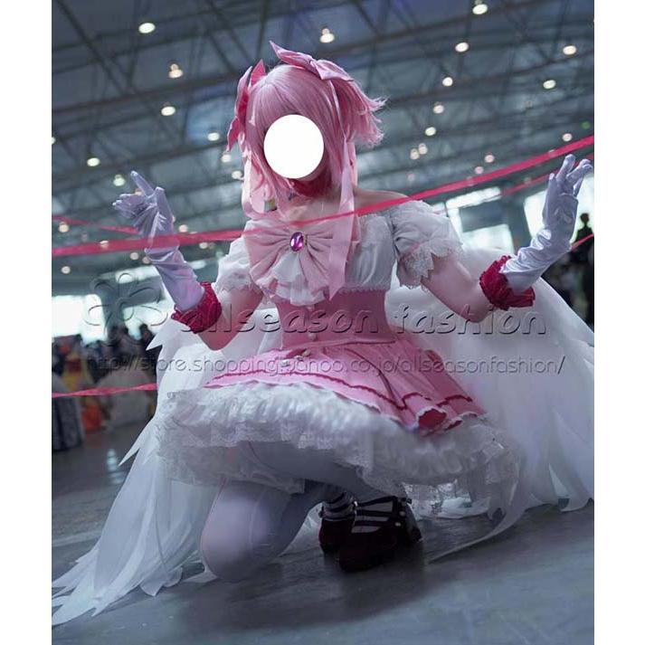 魔法少女まどか マギカ 風 鹿目まどか ドレスドレス劇場版 コスプレ