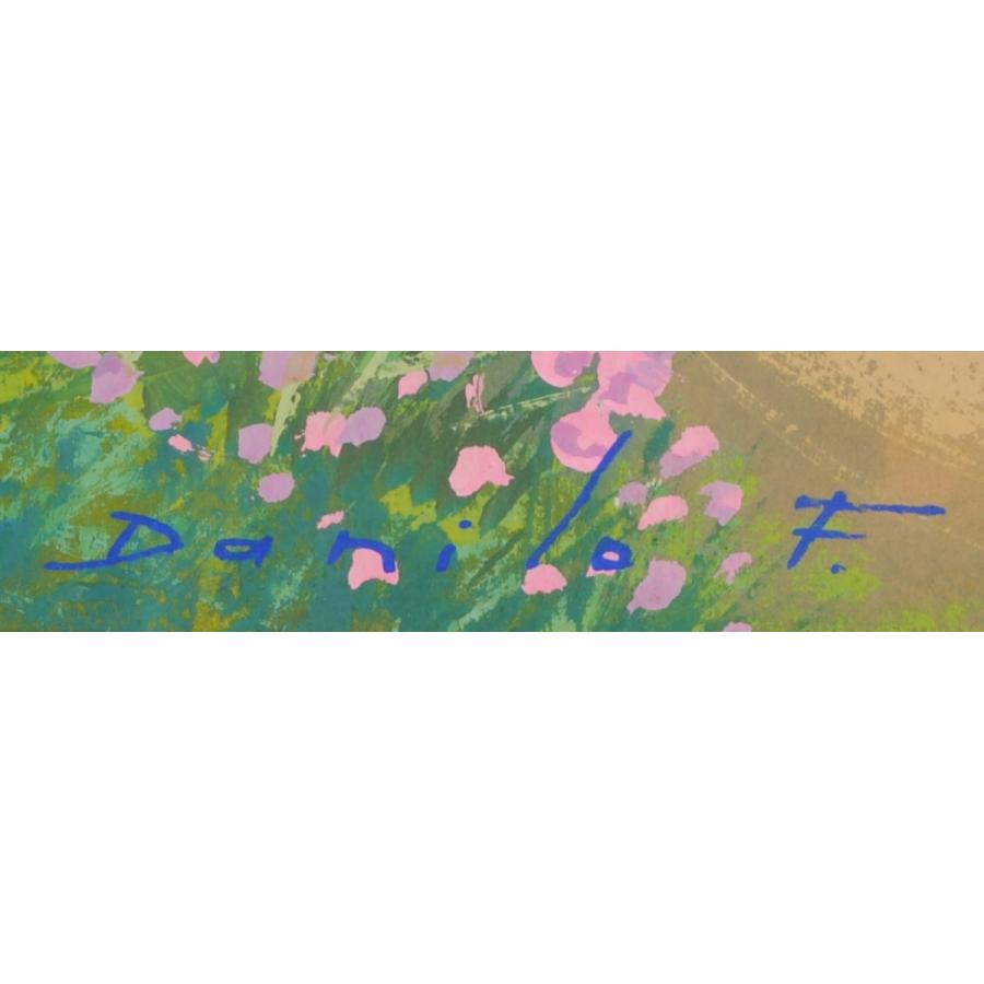 スペイン 風景画 絵画 ガッシュ ダニーロ・フェルナンデス 「あざみの