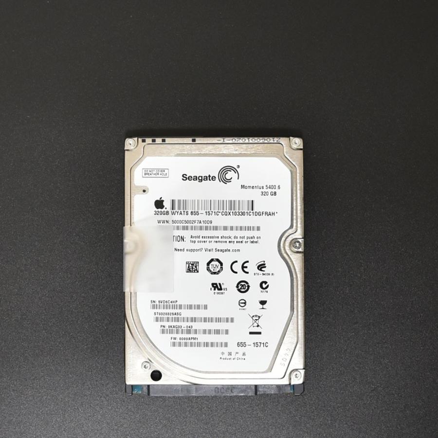 MacBook Pro Apple純正 HDD 2.5インチ SATA 320GB Seagate 正常