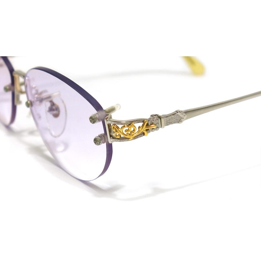 N-651 1/20 12KGF K-18D 【金張り眼鏡フレーム 飾り部分18金使用 日本