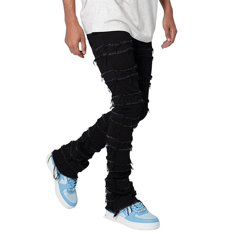 mnml（ミニマル） 爆買 デニムパンツ フレア スキニー ダメージ メンズ