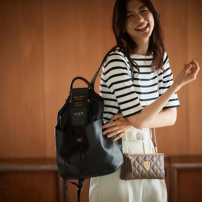 ATAO（アタオ） ATAO公式 ブーブー・ラフダイヤモンド レザー