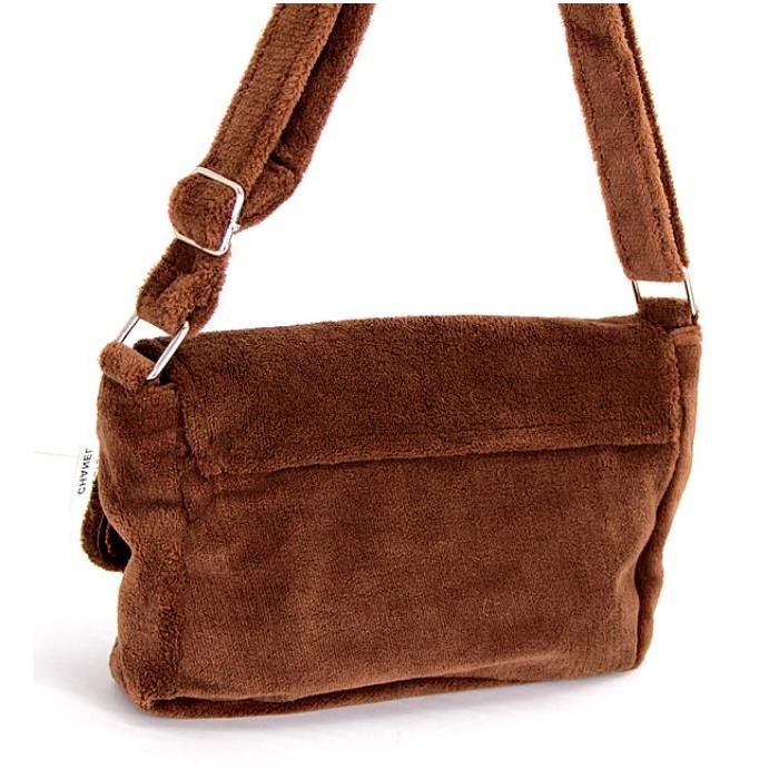 CHANEL（シャネル） 極美品 ノベルティ パイル地 ショルダーバッグ