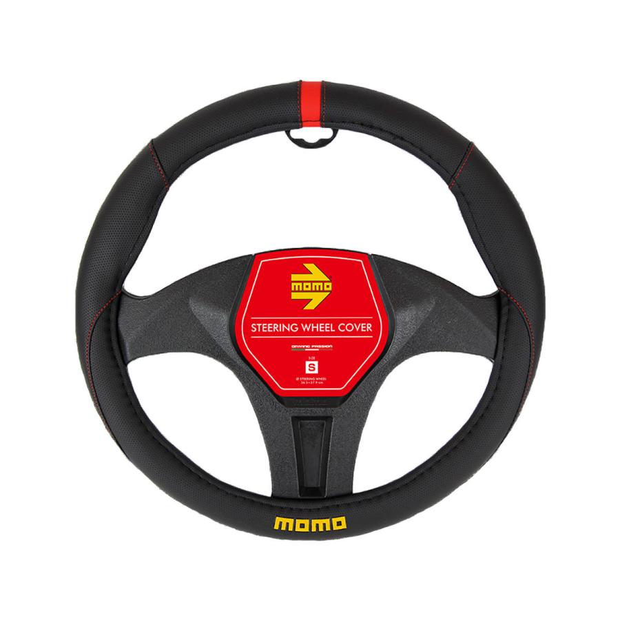 MOMO（モモ） MOMOハンドルカバー S ELEGANT W10BRSJ ブラック/レッド
