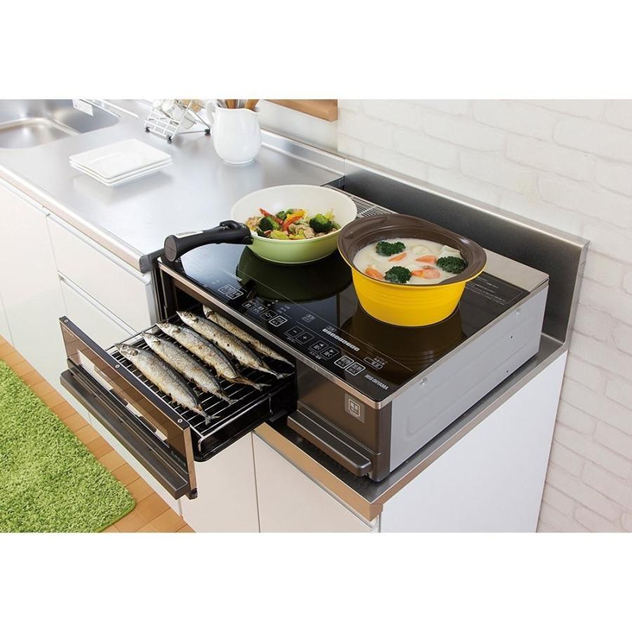 IRIS OHYAMA（アイリスオーヤマ） IHクッキングヒーター IH 2口 グリル