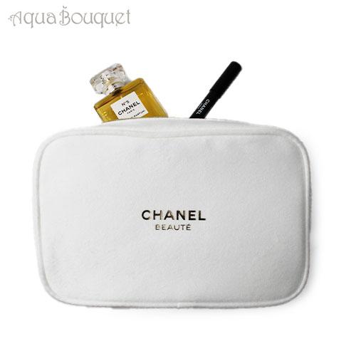 CHANEL（シャネル） ノベルティ ポーチ ホワイト ポーチ CHANEL BEAUTE