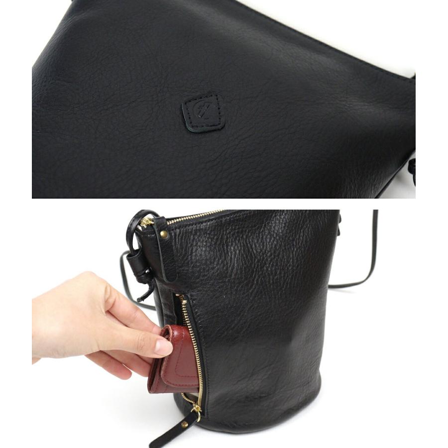 CLEDRAN（クレドラン） ショルダーバッグ バケツ型 レザー 本革 トート