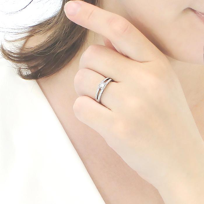 Pt900 0.64ct ダイヤモンド リング 送料無料 指輪 プラチナ 0.64