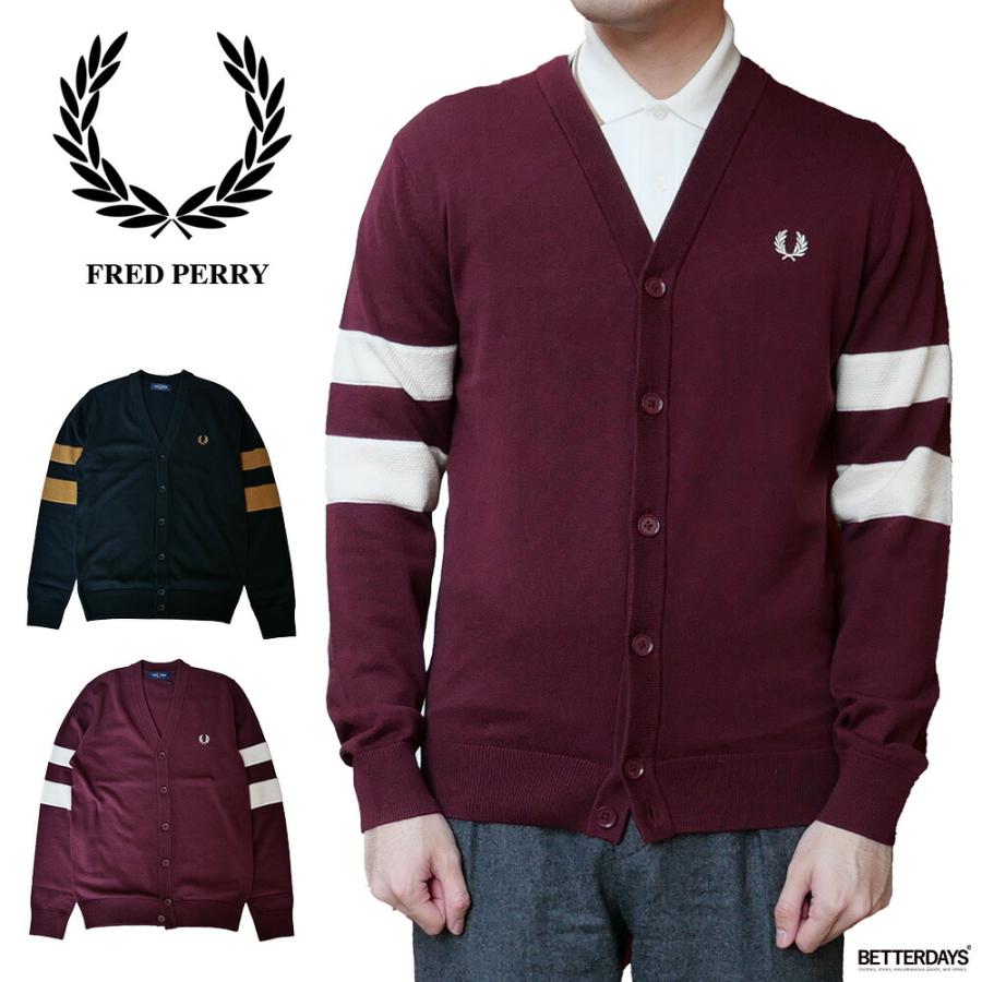 FRED PERRY（フレッドペリー） カーディガン メンズ ニット セーター