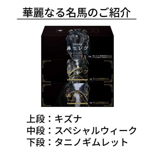 鼻セレブ ネピア ティッシュ 華麗なる名馬企画品 400枚(200組) 3