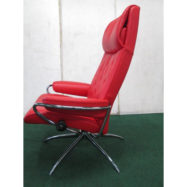 美品 エコーネス ストレスレス メトロスター 革張ハイバックチェアM