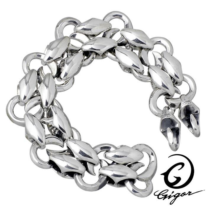 GIGOR（ジゴロウ） 25日までポイント5倍！ ダブルリンク シルバー
