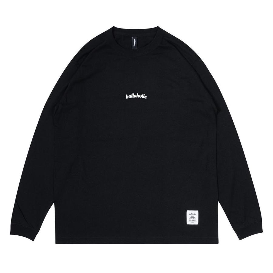 ballaholic small logo long tee black ボーラホリック ウェア ロンT