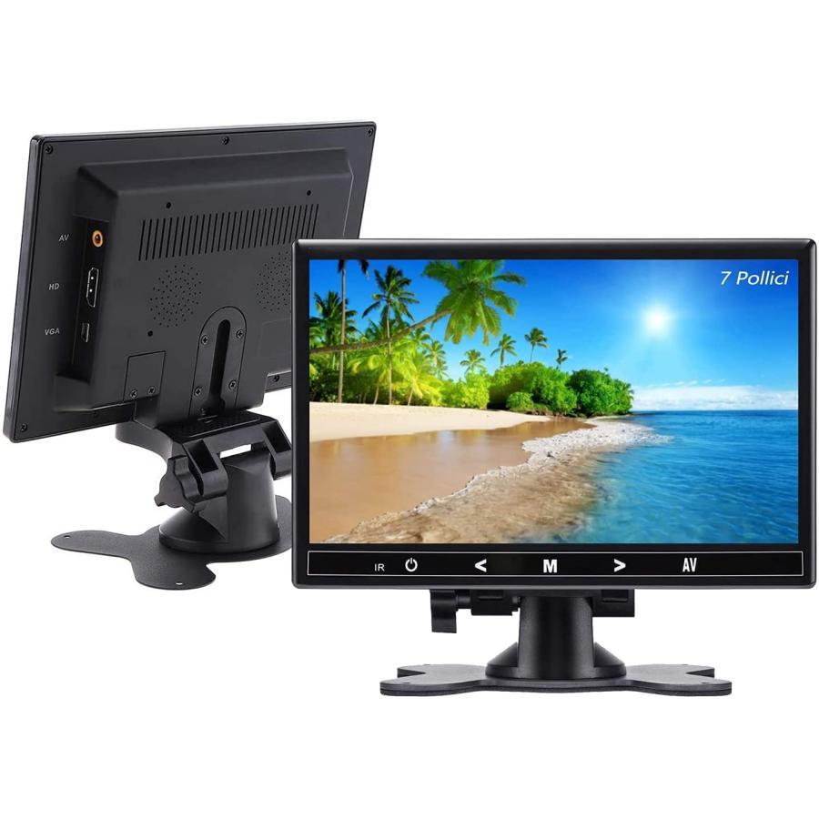 7インチ モニター HDMI 液晶小型ディスプレイ(1024×600) HD内蔵