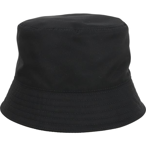 PRADA（プラダ） Re-Nylon バケットハット トライアングル ブラック h