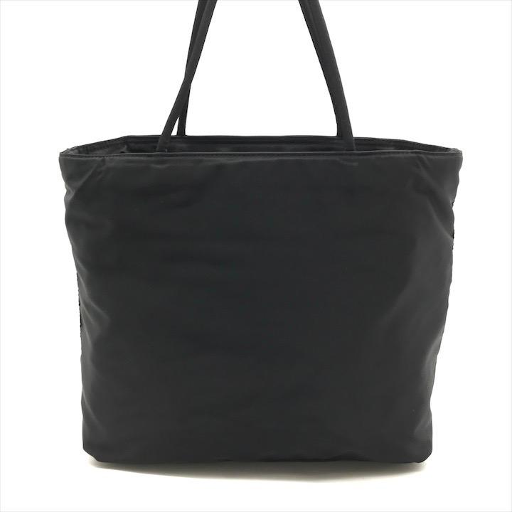 美品 PRADA プラダ ナイロン テスート 三角ロゴ ロゴ金具 トート