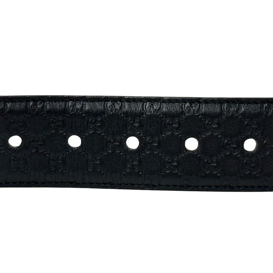 GUCCI（グッチ） ベルト メンズ ブランド シマ レザー ブラック 449716