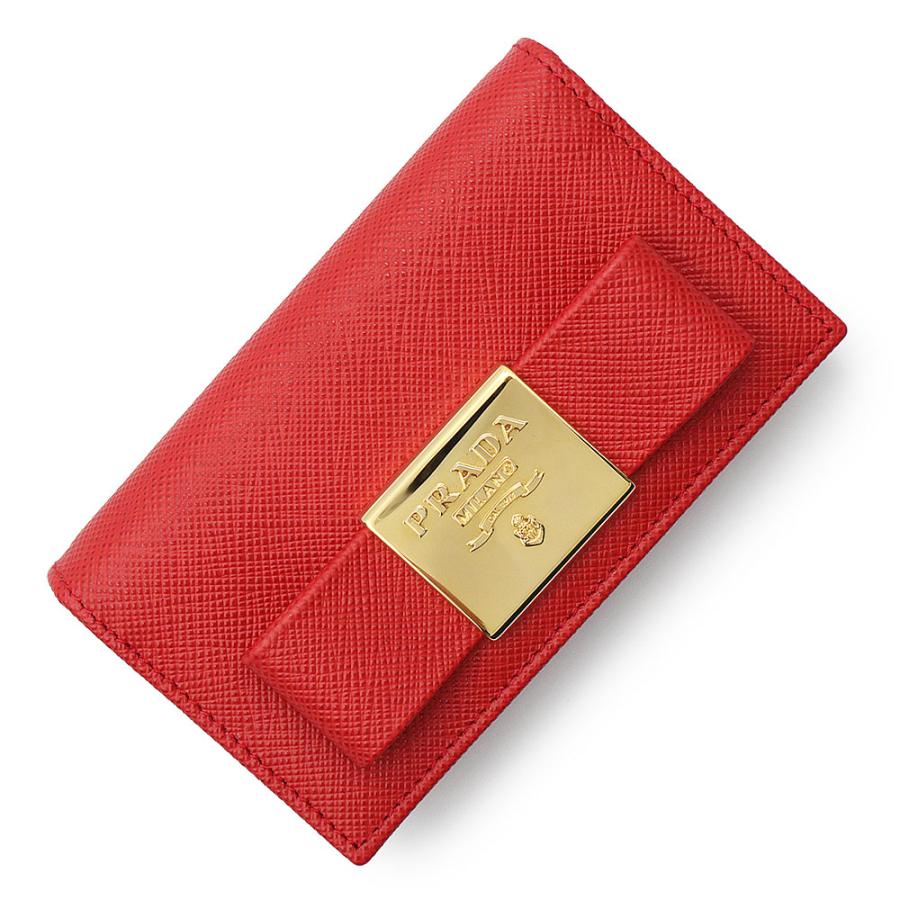 PRADA（プラダ） （未使用 展示品）プラダ リボン カードケース 名刺