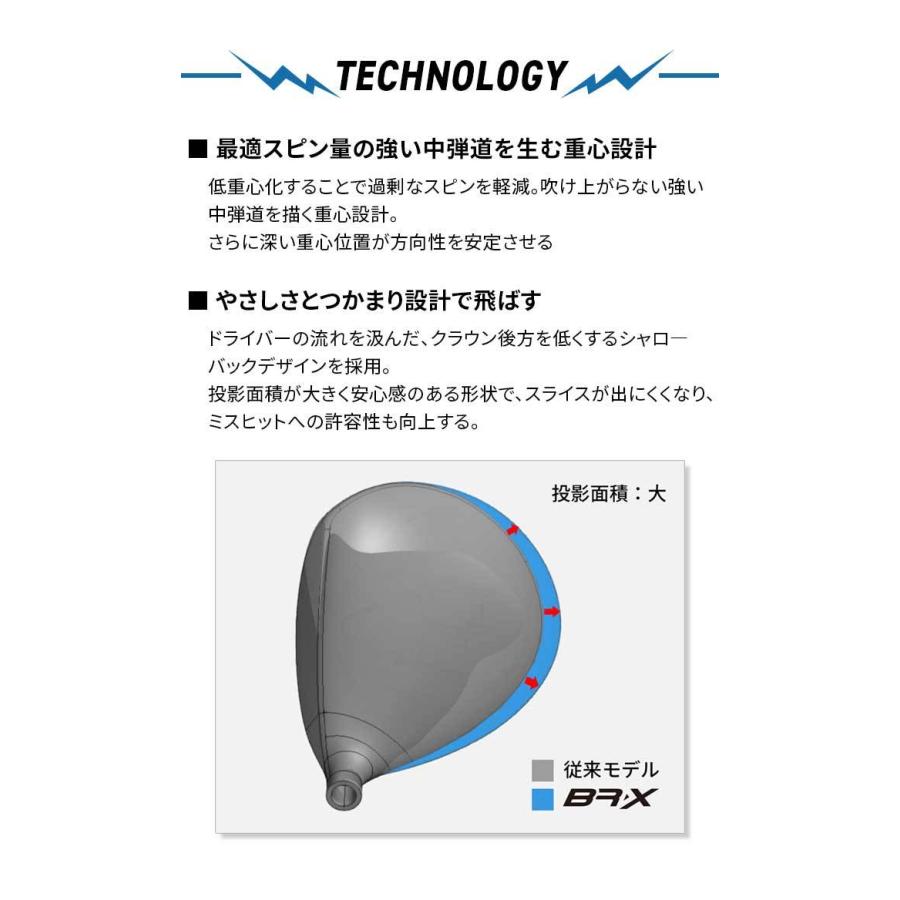 MIZUNO（ミズノ） ゴルフ BR-X フェアウェイ ウッド やさしい つかまり