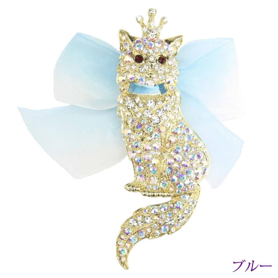 SWAROVSKI（スワロフスキー） ブローチ ねこ 猫 ヒマラヤン ペルシャ猫