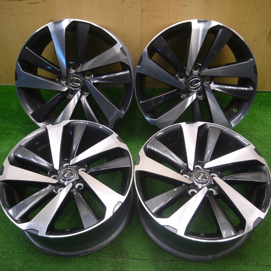 送料無料* キレイ☆レクサス 10系 NX バージョンL 純正 ホイール 18