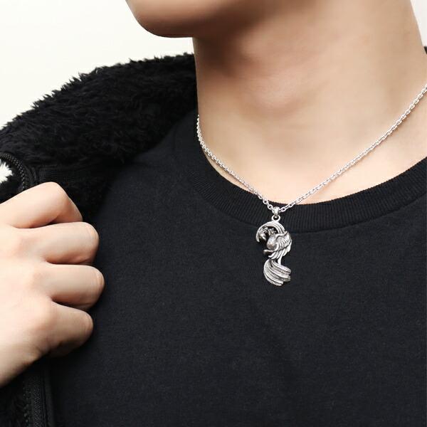 鳳凰 シルバー ネックレス ペンダント シルバー925 シルバー