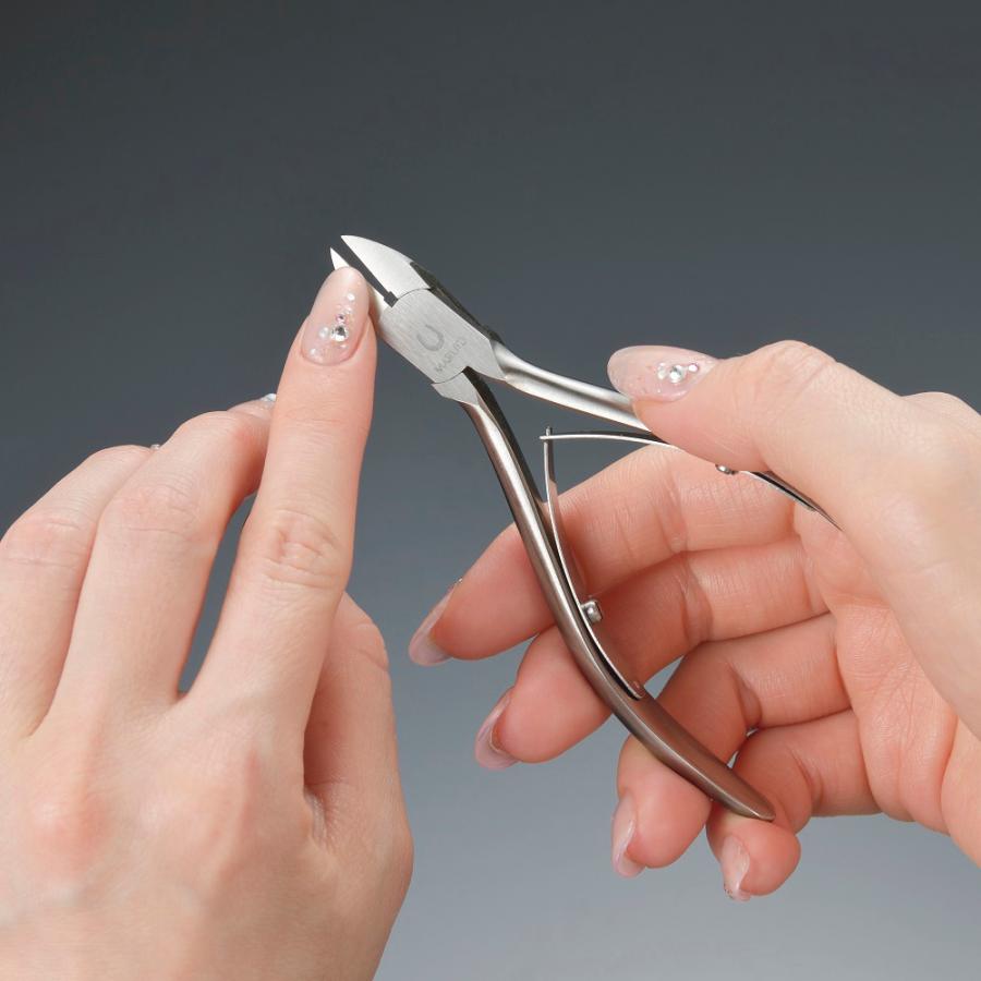 爪切り ニッパー ネイルニッパー 専用本革ケース 日本製 つめきり 収納