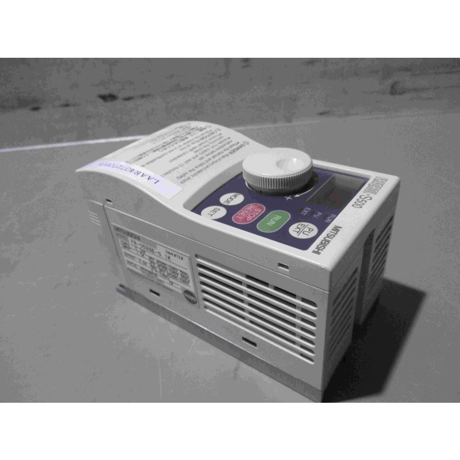 中古 MITSUBISHI FR-S520E-0.1K インバータ FREQROL-S500シリーズ 0.1