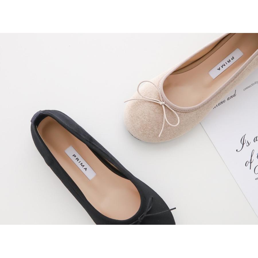 バレエシューズ パンプス りぼん リボン フラット レディース ぺたんこ