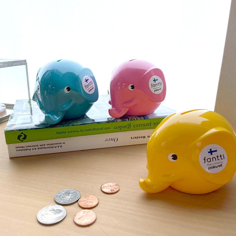 Fantti エレファントバンク 貯金箱 ゾウ おしゃれ かわいい 北欧 雑貨