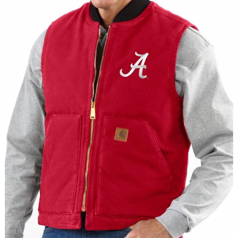 Carhartt（カーハート） carhartt DUCK VEST ALABAMA UNIV ダック