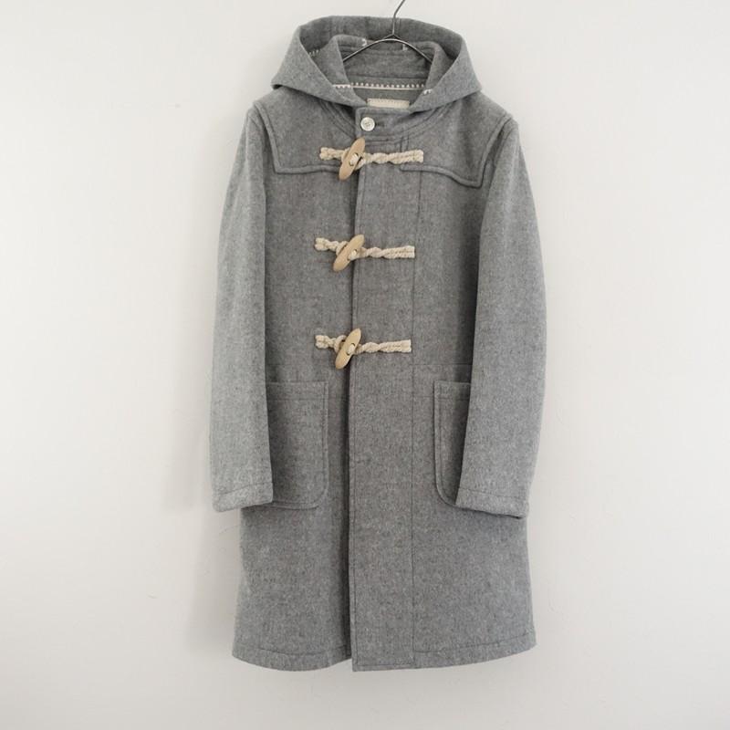 美品/定価9.7万】ブランケット BLANKET *ハマグリコート0.7*2グレー尾