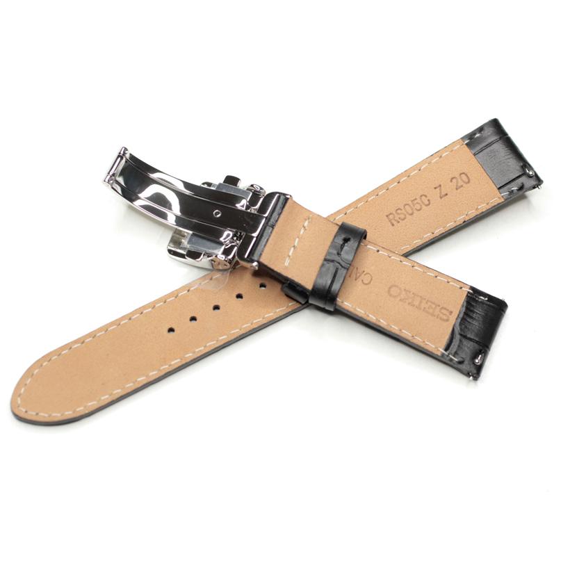 SEIKO（セイコー） 純正 時計バンド 牛革 ワニ タケフ柄 型押 D