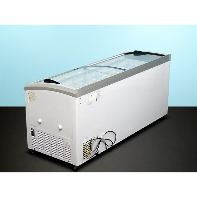 JCM ラウンド扉式 冷凍ショーケース LED照明付き 405L W1820xD697xH850