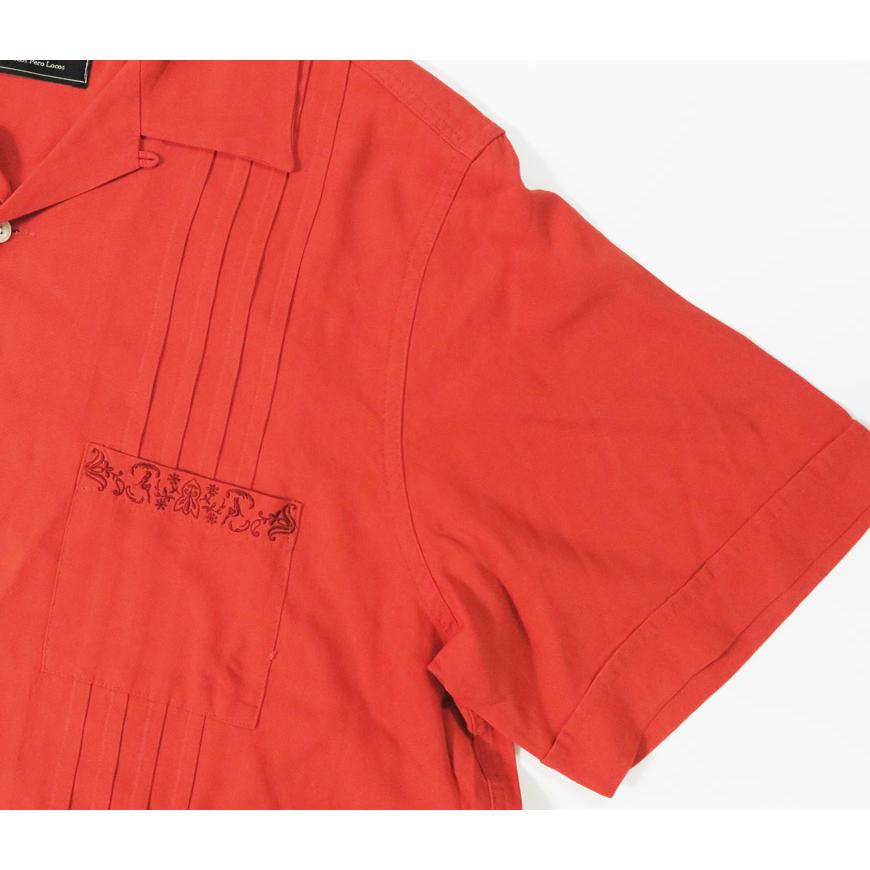 GANGSTERVILLE（ギャングスタービル） 半袖 レーヨン グアヤベラシャツ