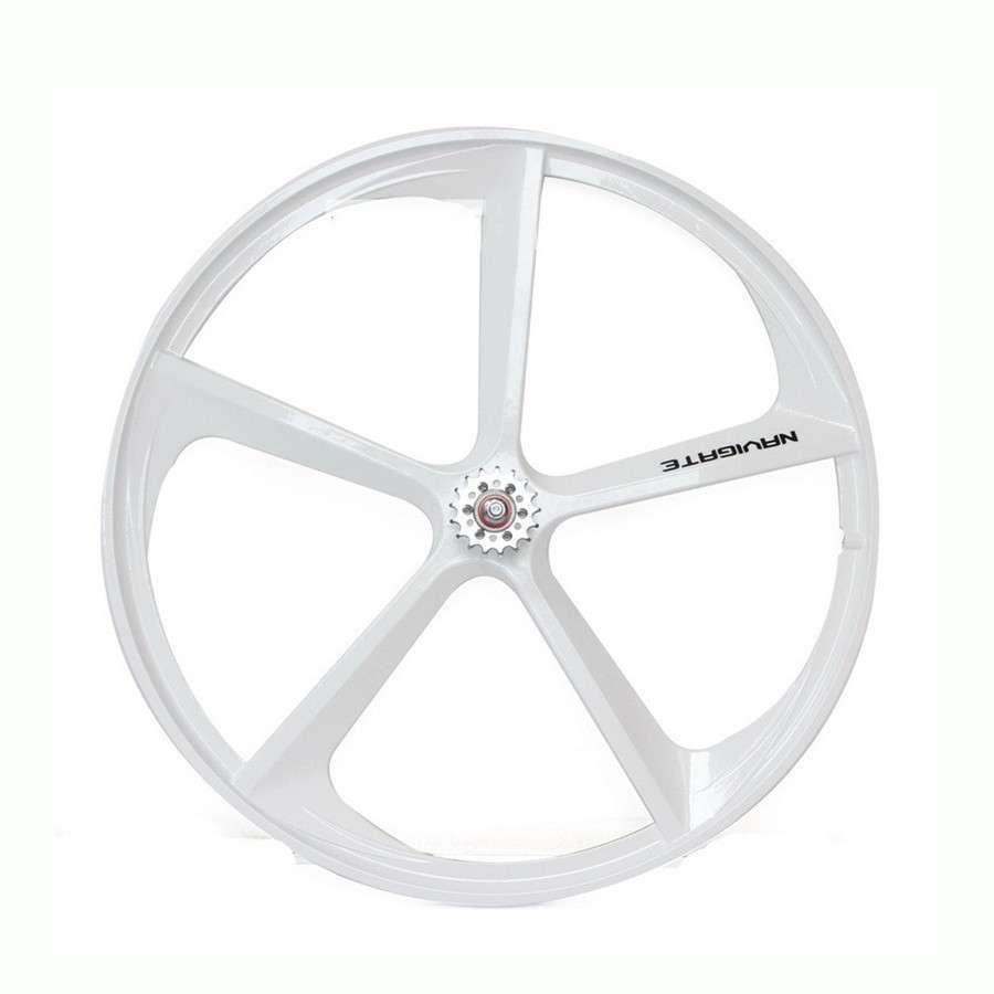 マグネシウム合金ロードバイク 700C ホイール 5スポークピスト自転車