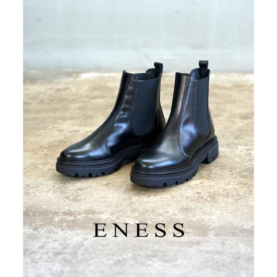エネス サイドゴア チェルシーブーツ eness 2025秋冬新作 レディース