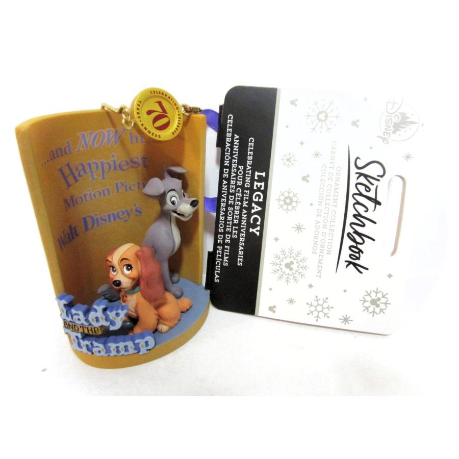 わんわん物語 70周年記念 レディ&トランプ オーナメント スケッチ