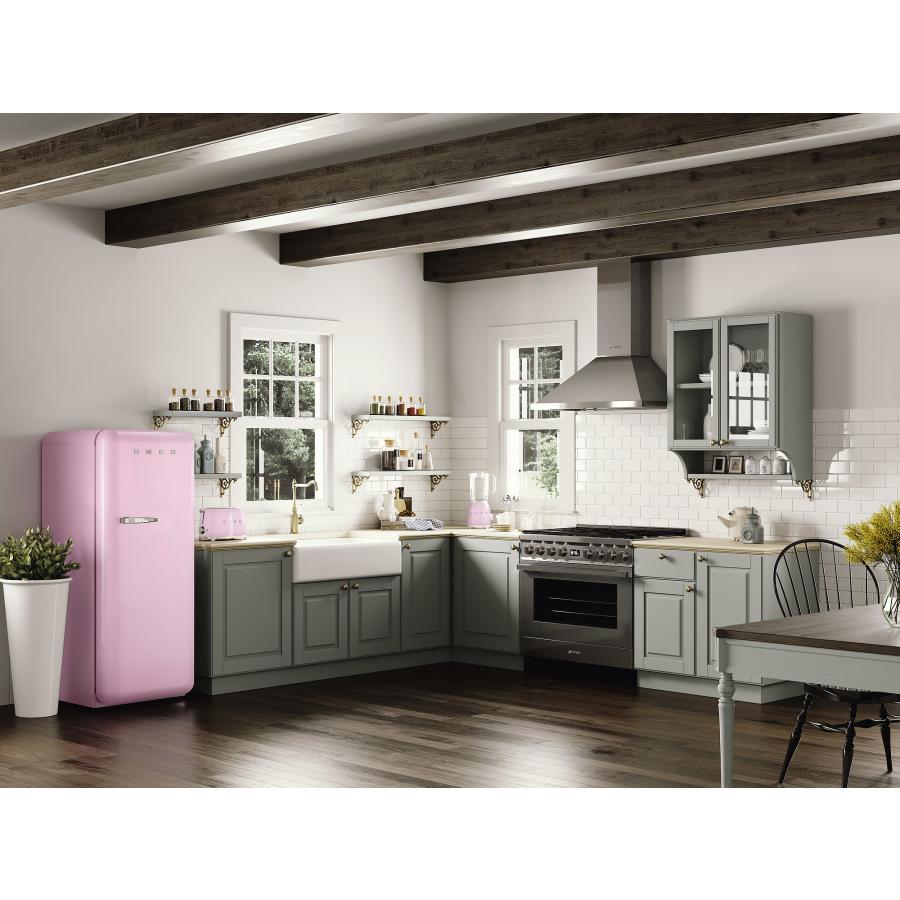 SMEG スメッグ ☆レトロ1ドア冷蔵庫 FAB28 イタリア製 ピンク☆右開き