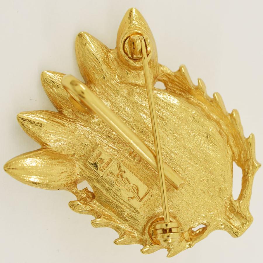 Yves Saint Laurent（イヴ・サンローラン） ブローチ ストーン