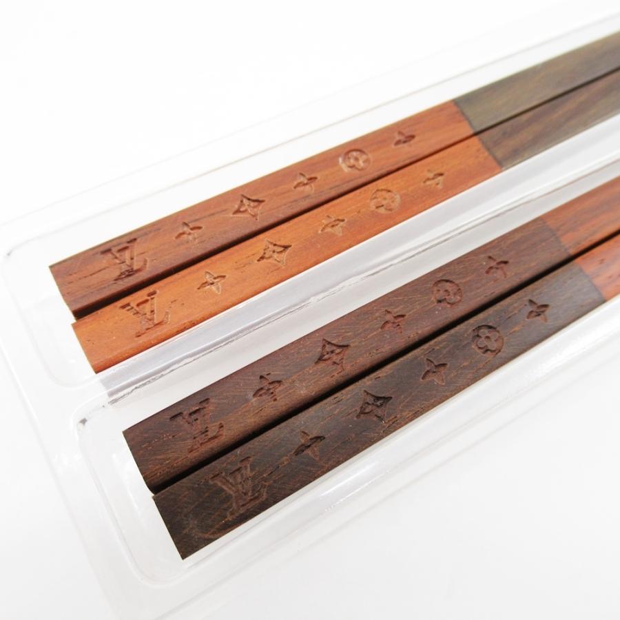 LOUIS VUITTON（ルイ・ヴィトン） 箸＆箸置き 2膳セット ケース付き