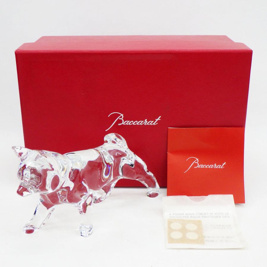バカラ（Baccarat） 干支シリーズ 戌 クリア フィギュリン 箱付き