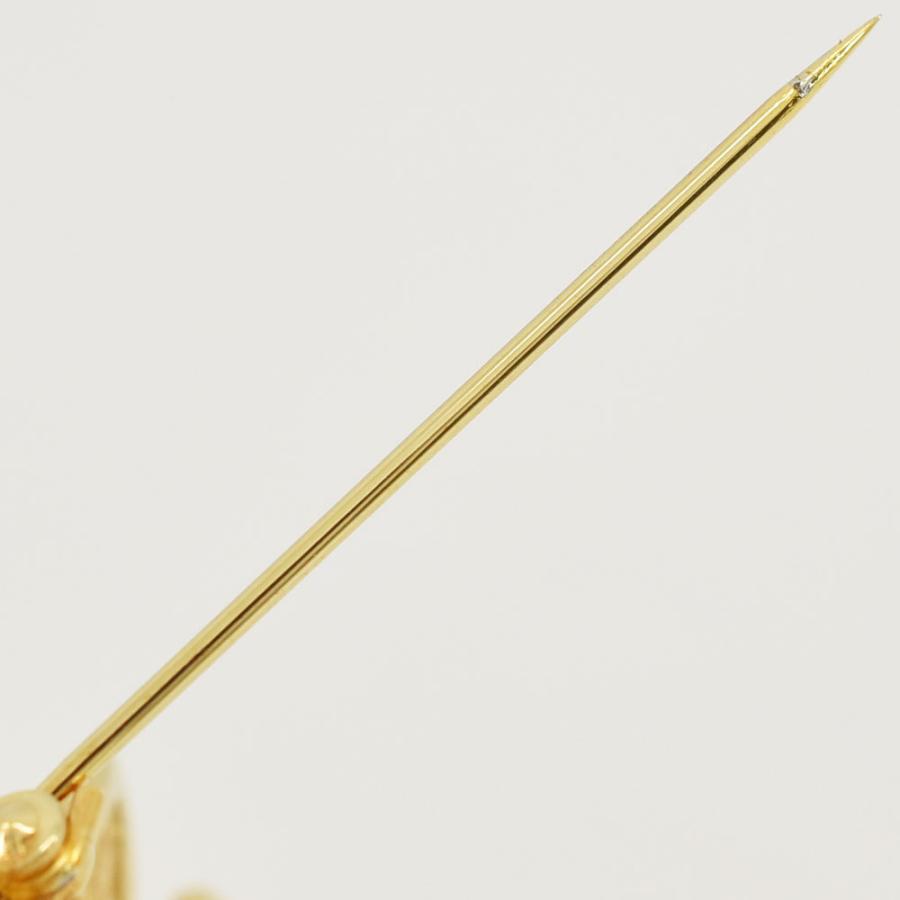 クリスチャンディオール Christian Dior ブローチ リーフ 葉っぱ